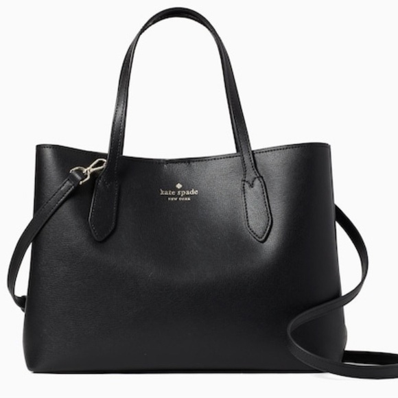 Kate Spade Harper Triple Compartment Satchel Bag Detachable Crossbody Strap